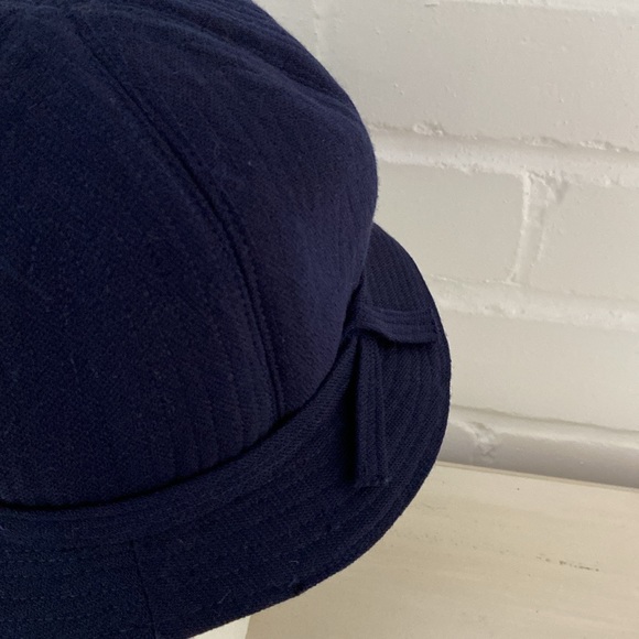 Classic Simple Style Vintage Navy Blue Womens Fashion Winter Hat - Picture 5 of 9